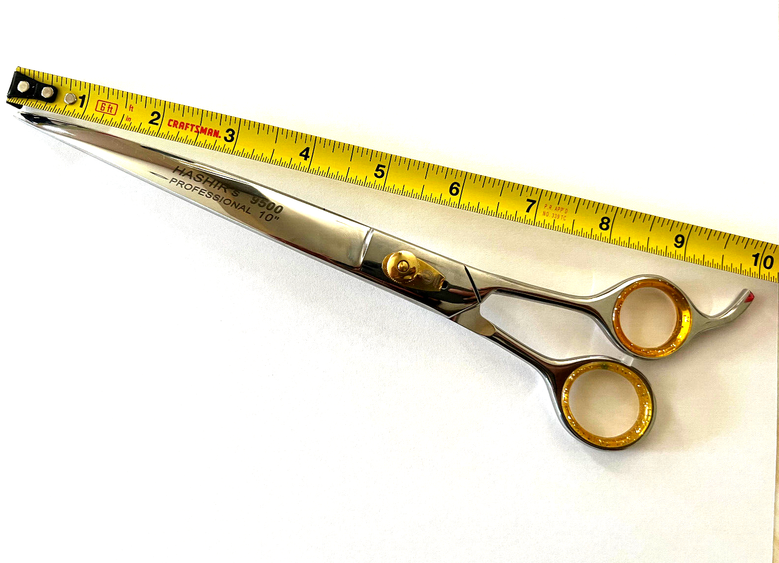 10" Professional GERMAN STAINLESS DOG PET CURVED Grooming Shears Scissors NEW