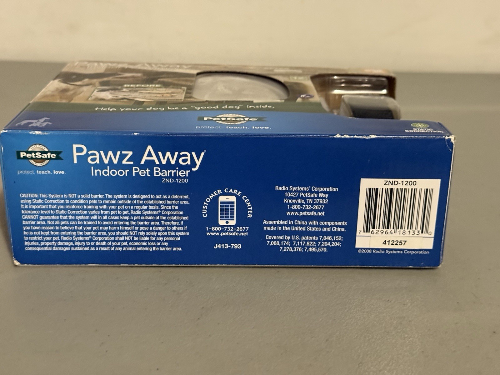 PetSafe Pawz Away Indoor Wireless Pet Barrier System with Collar ZND-1200 NEW