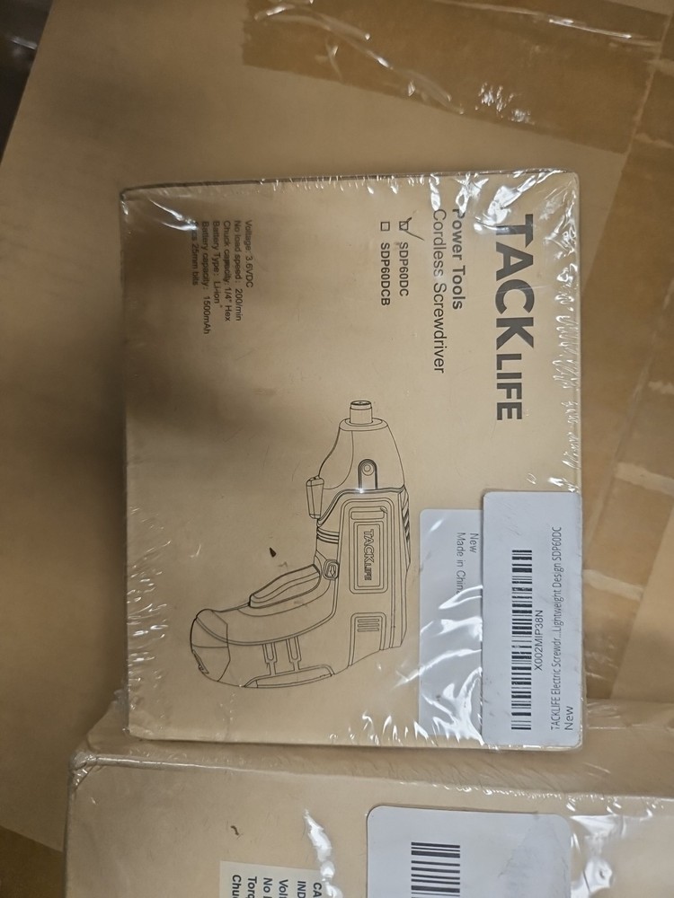 TACKLIFE Cordless Tool Bundle Drill PCD02C + Electric Screwdriver NEW