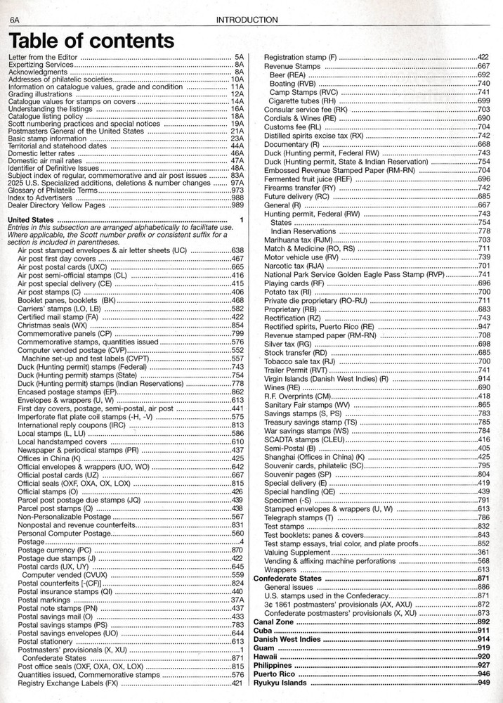 Scott 2026 SPECIALIZED Catalog UNITED STATES STAMPS & COVERS - US Reference Book