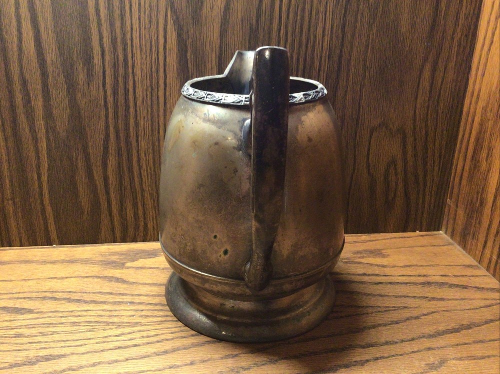 Antique Glastonbury Silver Plate 522 Pitcher