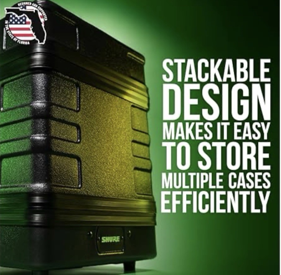 Gator Shure Cases System Solution Series Wireless System Solution Case 4