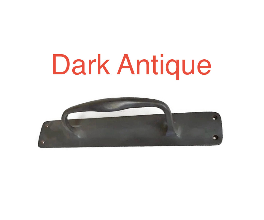 2 PCS 12" x 2" barn door grab Solid Brass Large plain Handle 30cm Pull heavy PUB