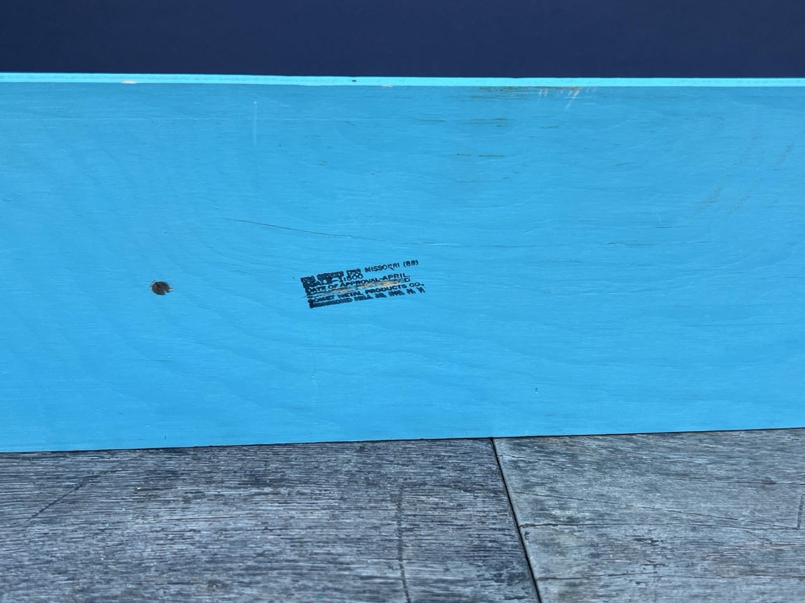 Vintage Comet Metal Prod. WW2 Recognition Model 5AA Series USS Missouri 1:500