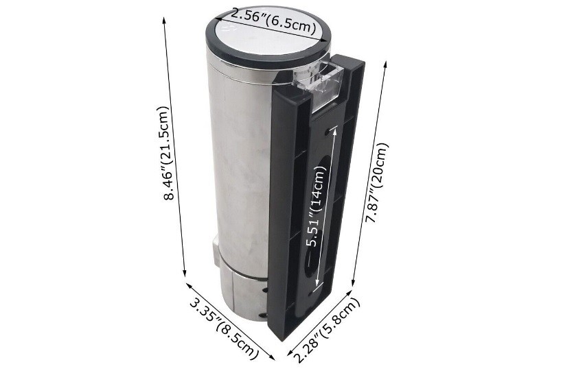 Wall Mounted Soap Dispenscer Material ABS Function