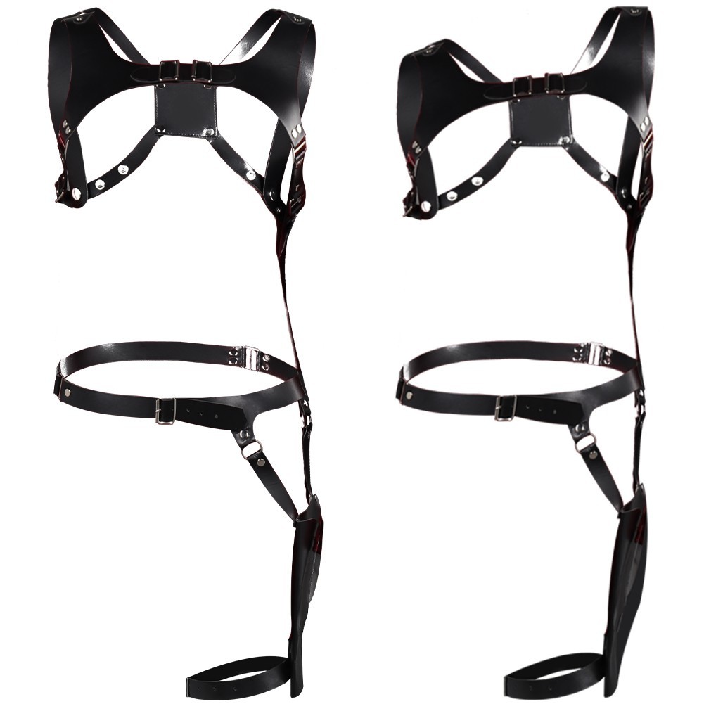 RE4 Remake Ada Wong Harness Shoulder Holster Harness Gun Bag Halloween Cosplay