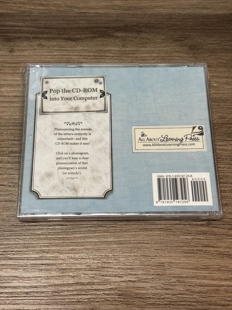 NEW The Basic Phonograms All About Learning CD-ROM Reading Spelling Pronunciatio