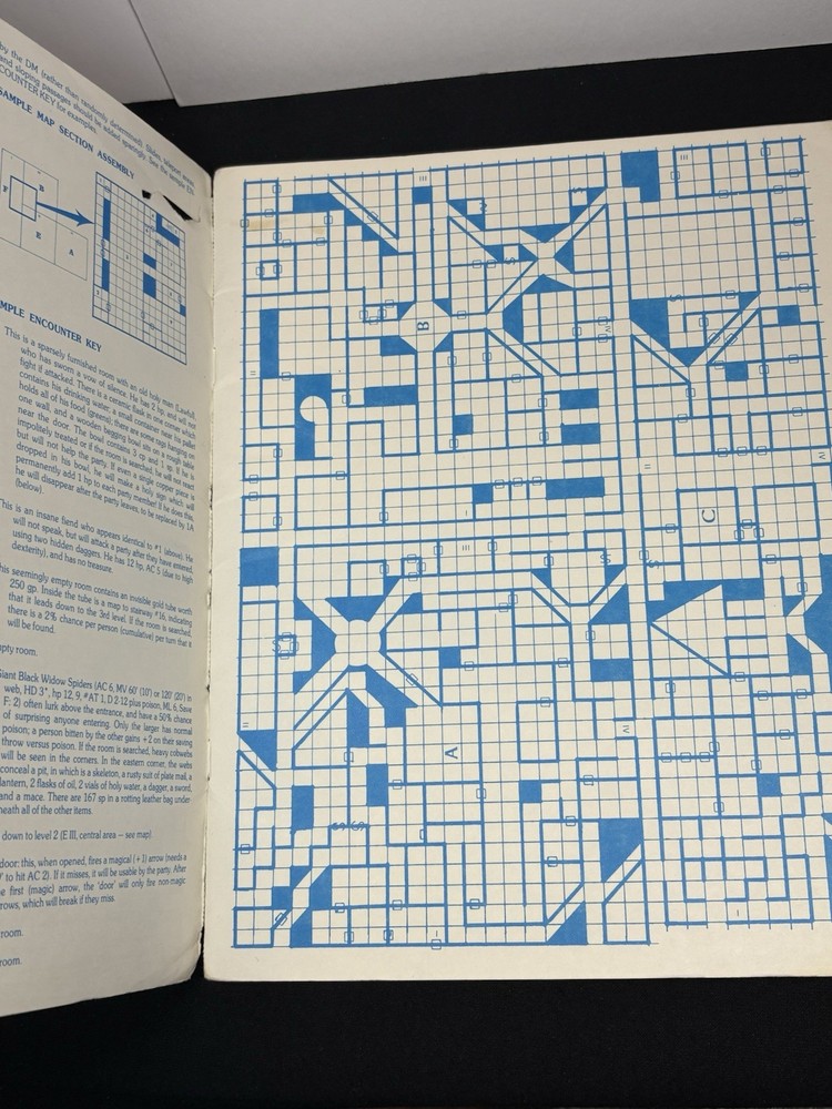 TSR D&D Dungeons & Dragons Basic Set 3rd Edition 1979 w/ Geomorphs (Read)