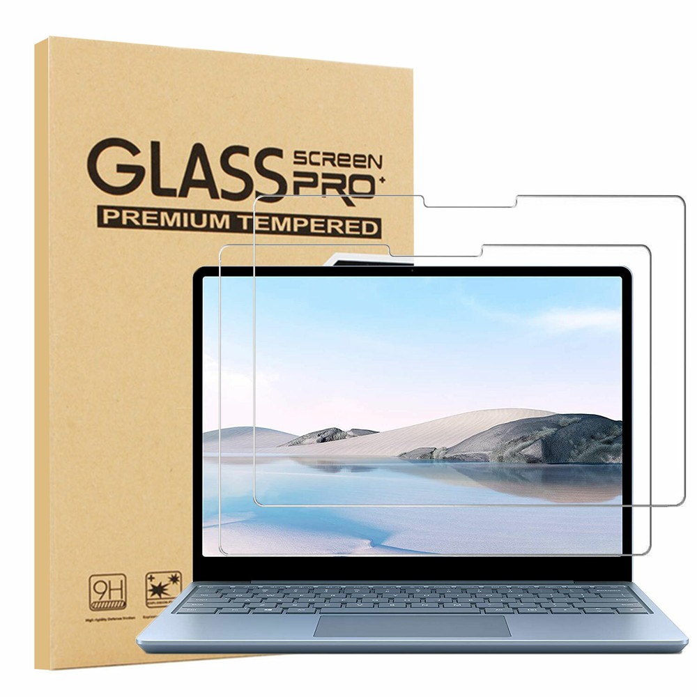 [2-Pack] Tempered Glass Screen Protector for Surface Laptop Go 12.4" inch 2020