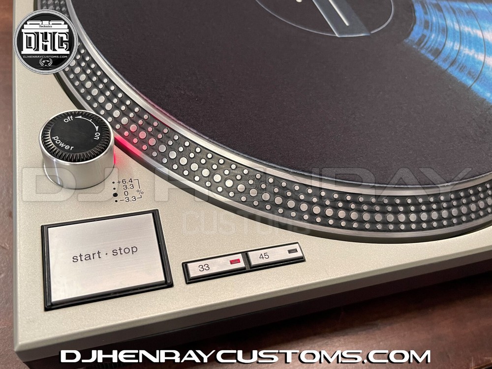 Original OEM Silver Technics SL1200 mk5 Phase ready removeable tone arm DHCplate