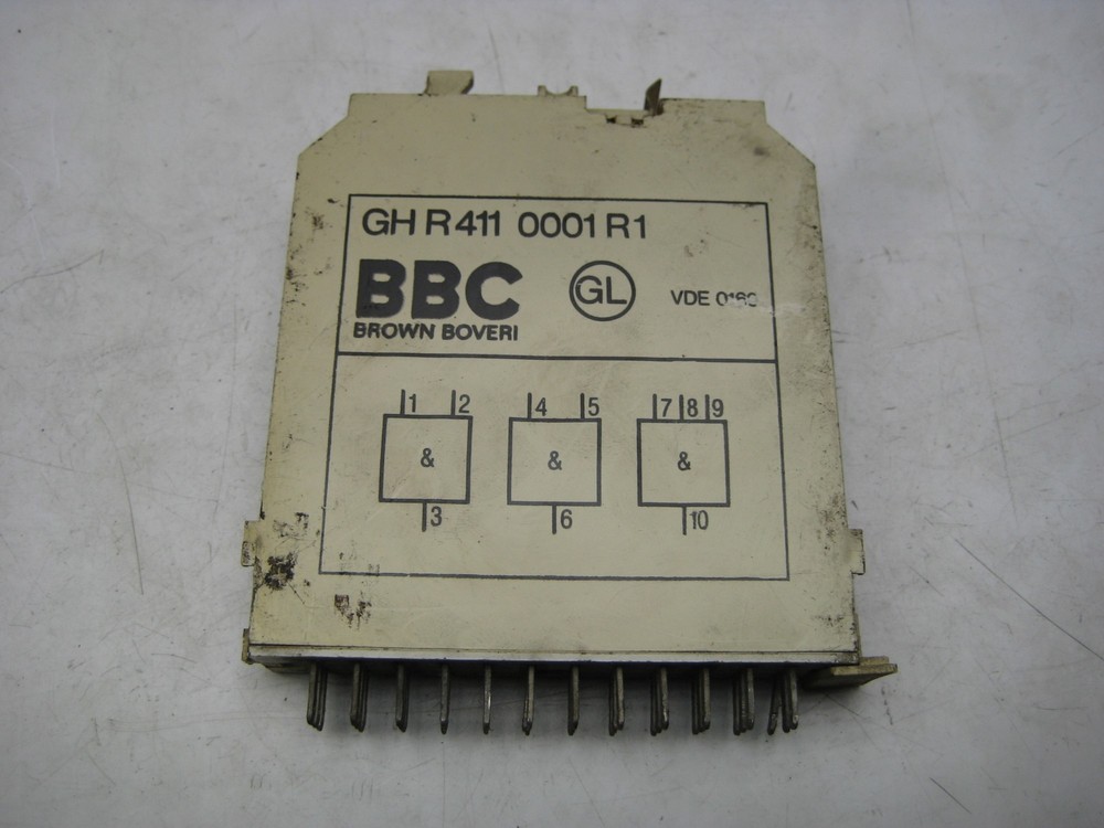 BROWN BOVERI 4110001R1 DELAY MODULE UNMP