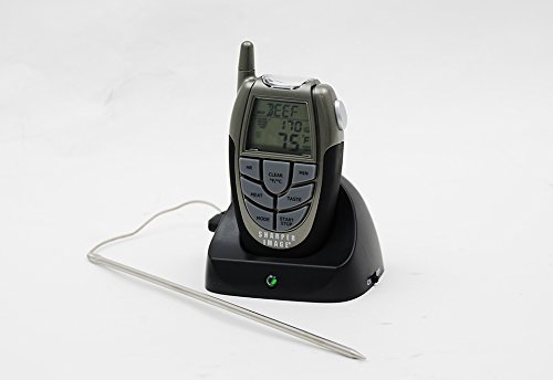 Sharper Image Digital Wireless Remote BBQ & Kitchen Thermometer Receiver 203678