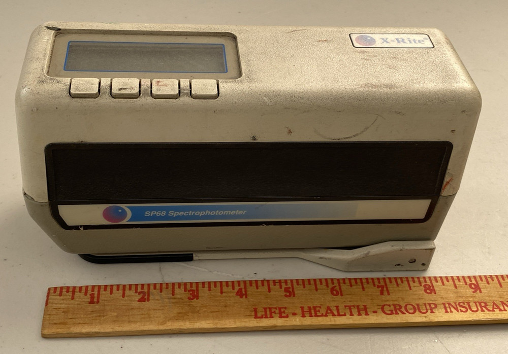 X-RITE SP68 SPECTROPHOTOMETER Used Untested
