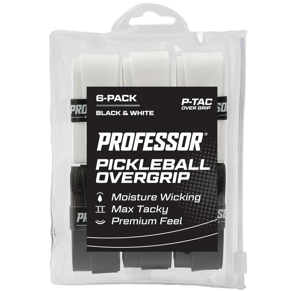 P-Tac Overgrip Black & White - 6 Pack