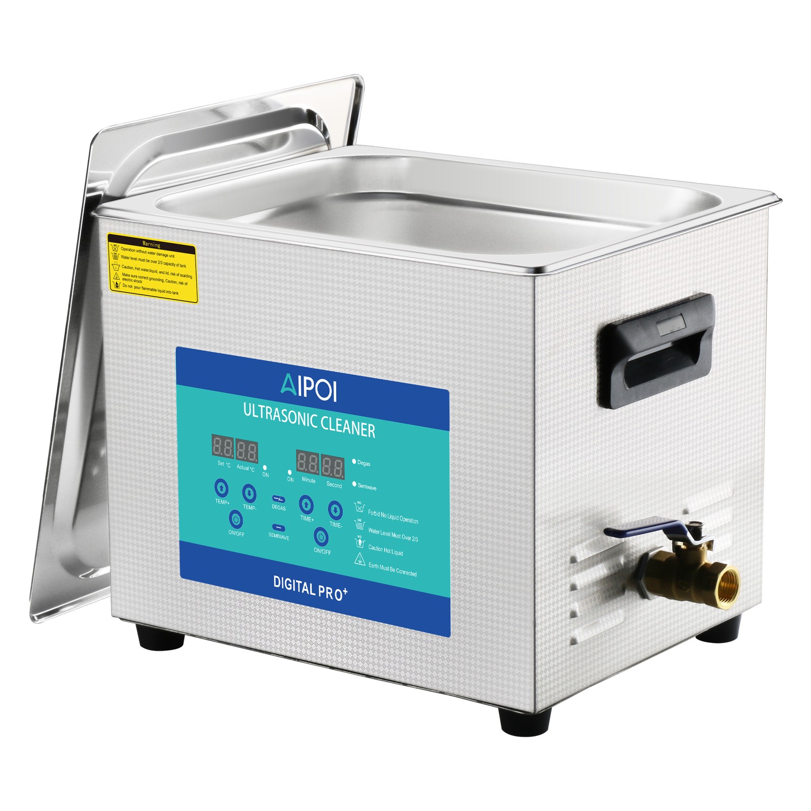 15L Ultrasonic Cleaner Cleaning Machine with Basket Heater and Timer 360W