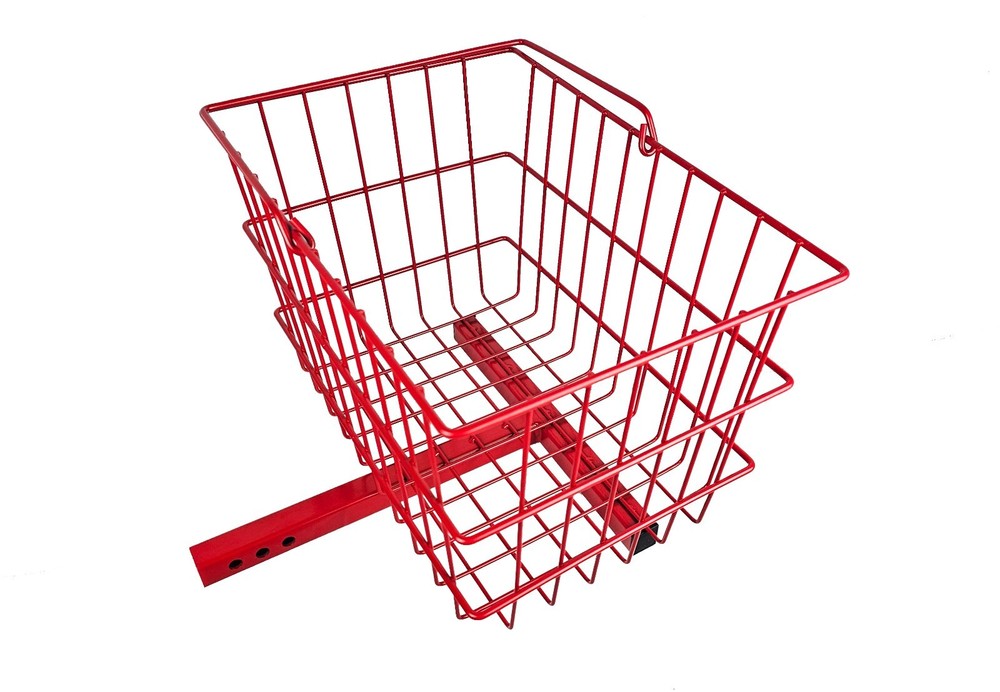 Large Rear Basket For Mobility Scooters - RED
