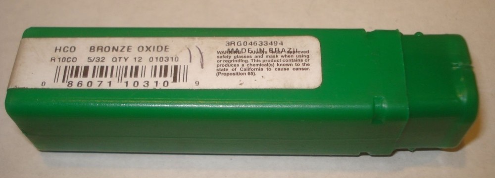 PKG OF 12 BRONZE OXIDE COATED DRILL BITS 5/32" DIAMETER MADE BY PRECISION TOOLS