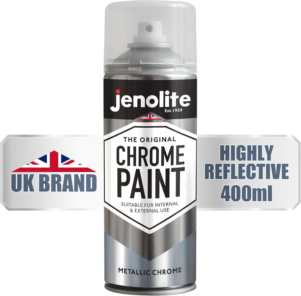 Chrome Spray Paint 400ml Smooth Multi-Surface Finish for Metal Plastic