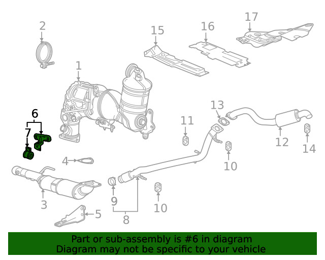 Genuine GM Exhaust Bracket 84479918