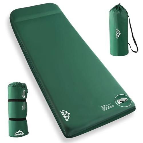 Self Inflating Sleeping Pad, 3.1" Ultra-Thick Memory Foam Sleeping Mat with