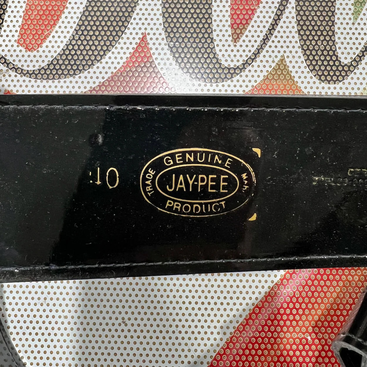 US Marine Corps Officer Ceremonial Belt Black Patent Leather With Strap Size 40