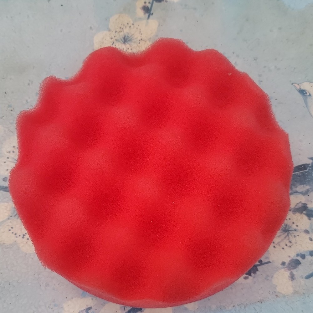 Foam Buffing & Polishing Pads Set Red
