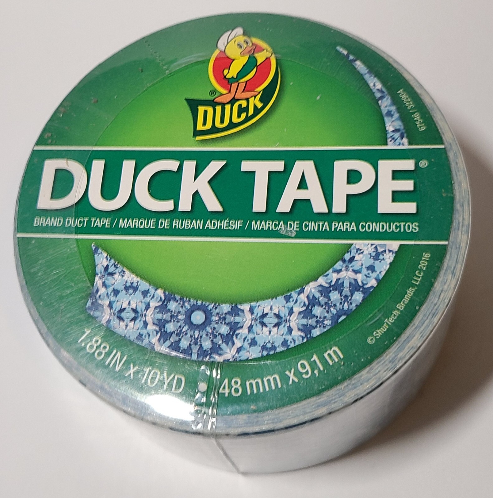 Kaleidoscope duct tape roll Duck Brand NIP 1.88" x 10 yd DISCONTINUED