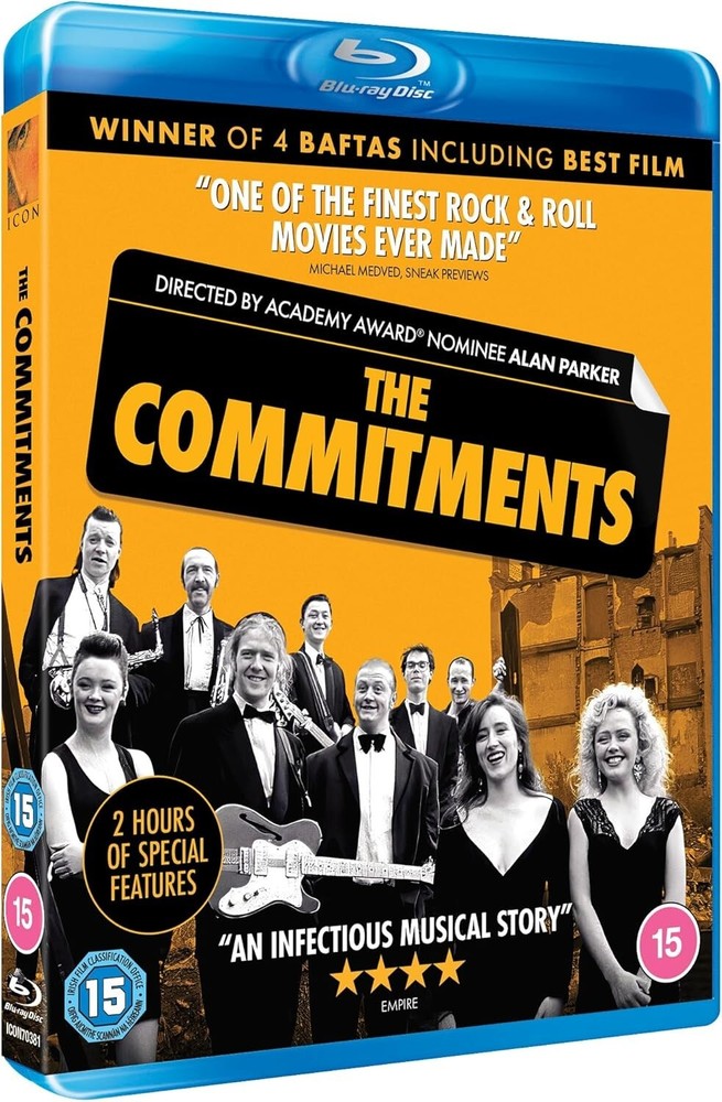 The Commitments (1991) Blu-Ray BRAND NEW (USA Compatible)