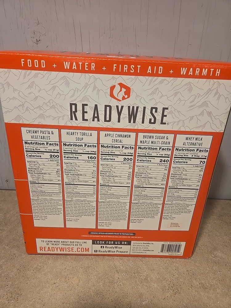ReadyWise Camo Emergency Survival Backpack (64 piece) New