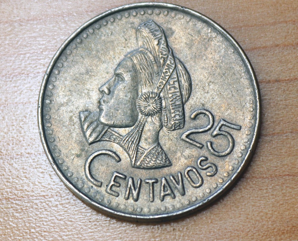 1990 Guatemala 25 Centavos