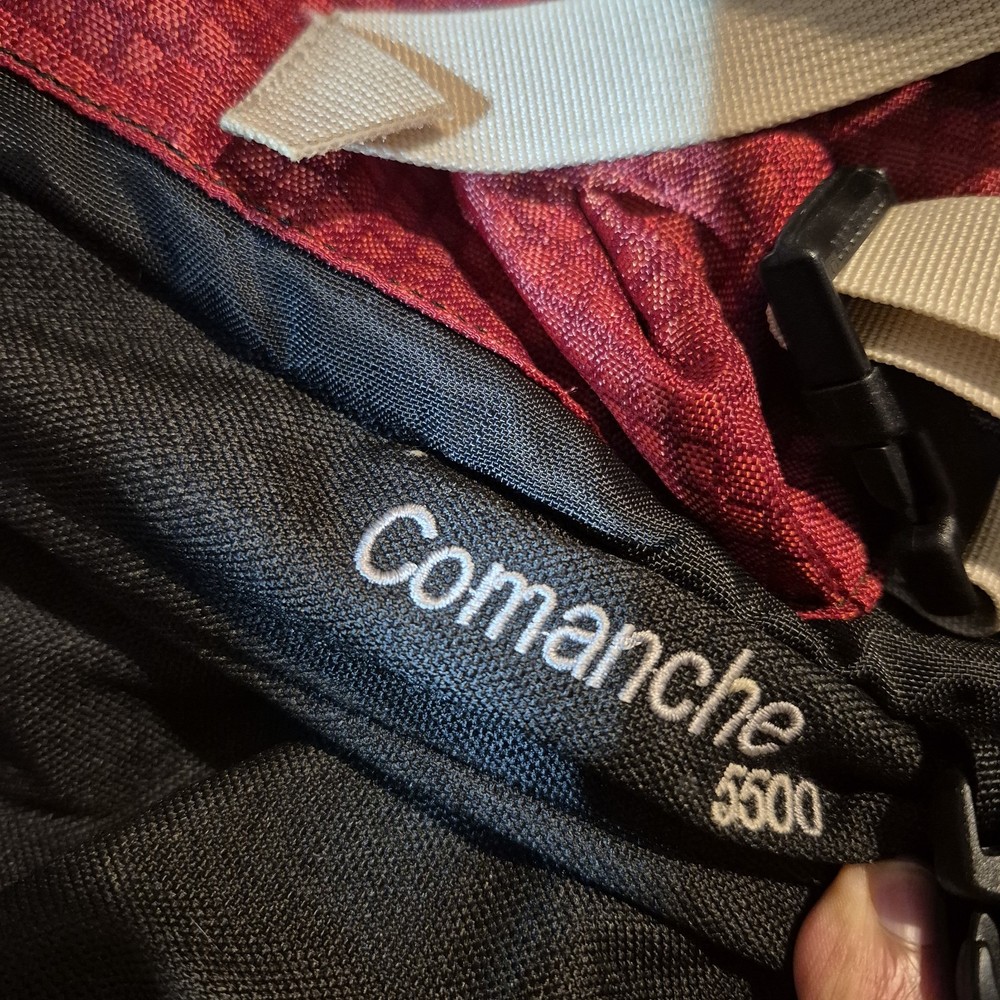 Kelty Comanche 5500 Hiking Backpack Red Black Internal Frame