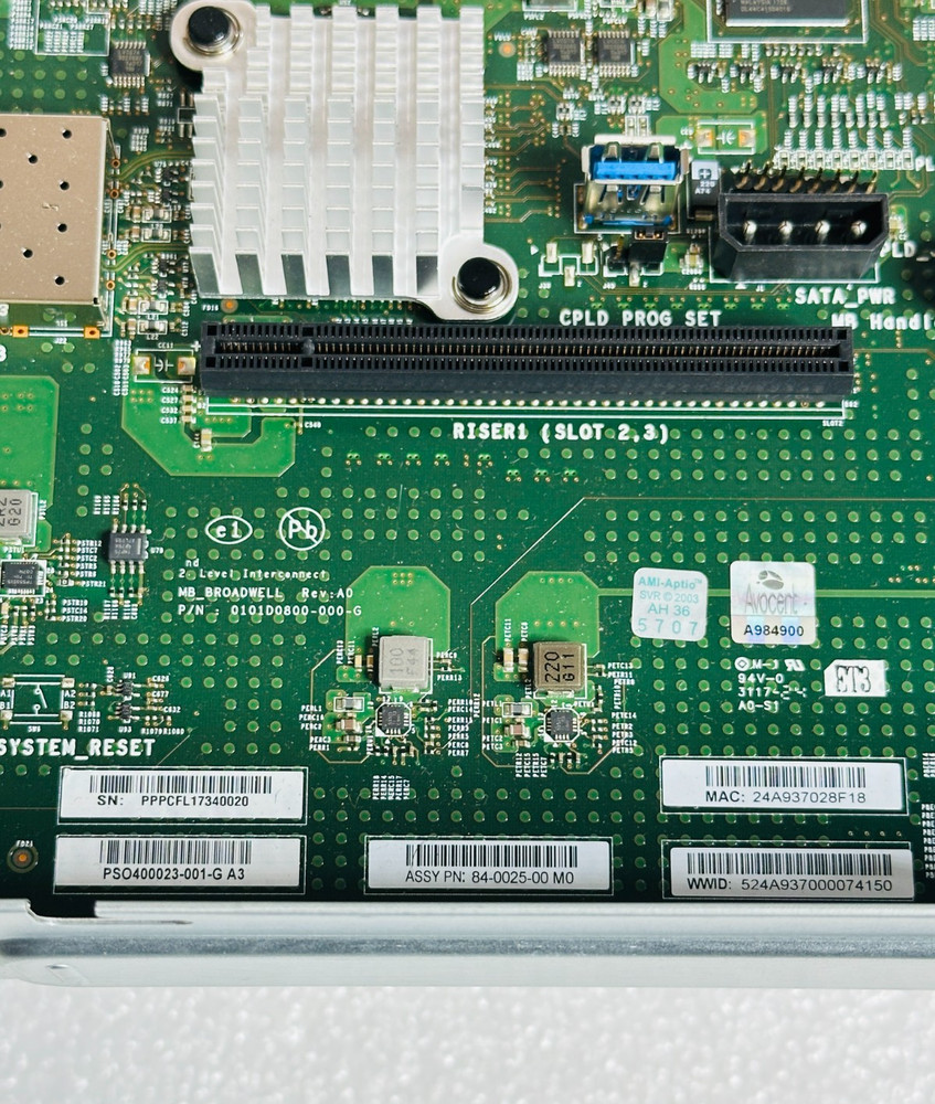 PURESTORAGE FlashArray | 2x E5-2630V4 | 120GB SSD | 2x NVRAM - Storage Appliance