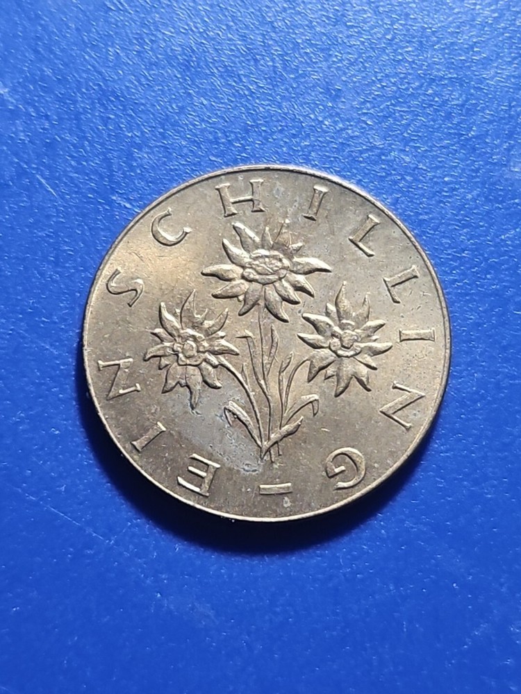 1968 Austria 1 One Schilling (KM.#2886)