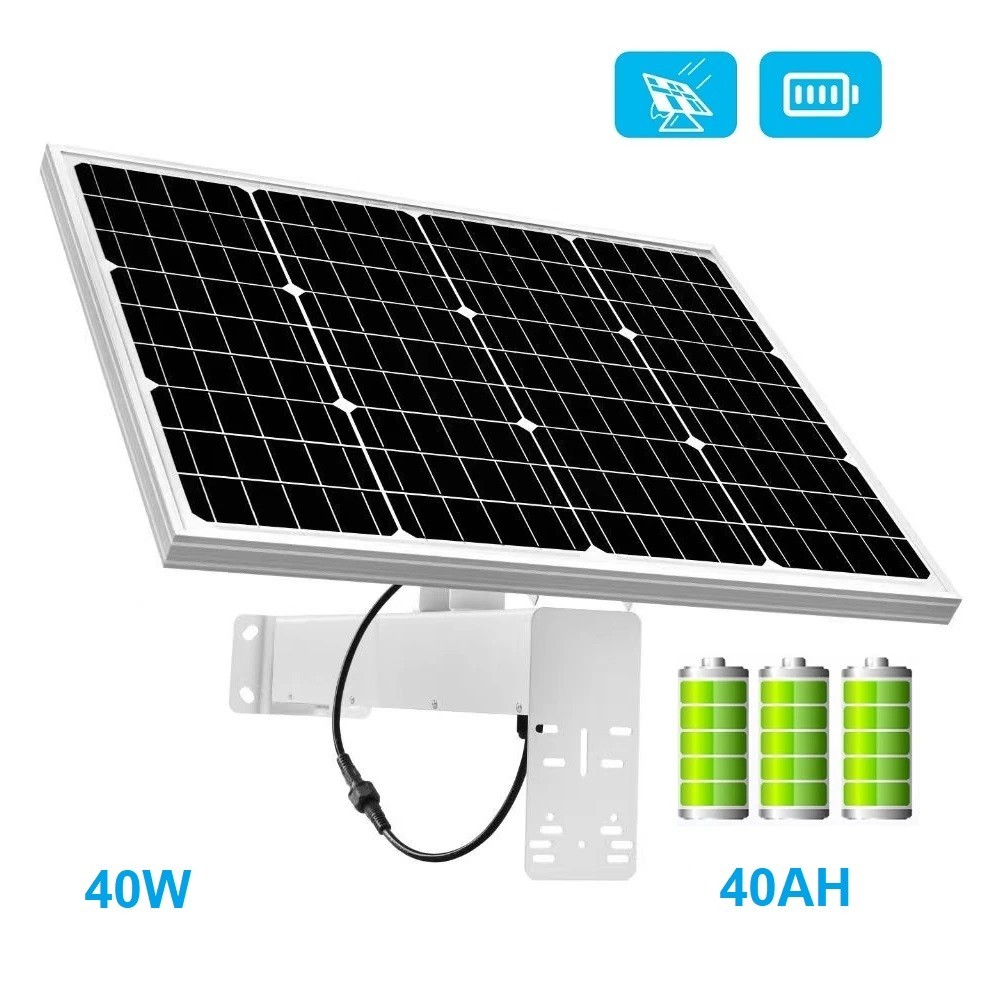 Solar Panel Charger System 40A Controller 12V 2.5A Output Kit