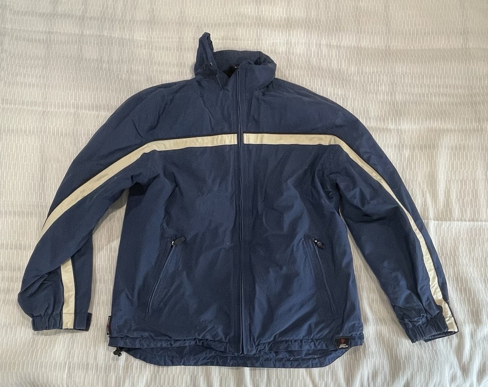 ZeroXposur Men’s Snowboard Jacket Medium Blue Y2K Techwear Element Protector M