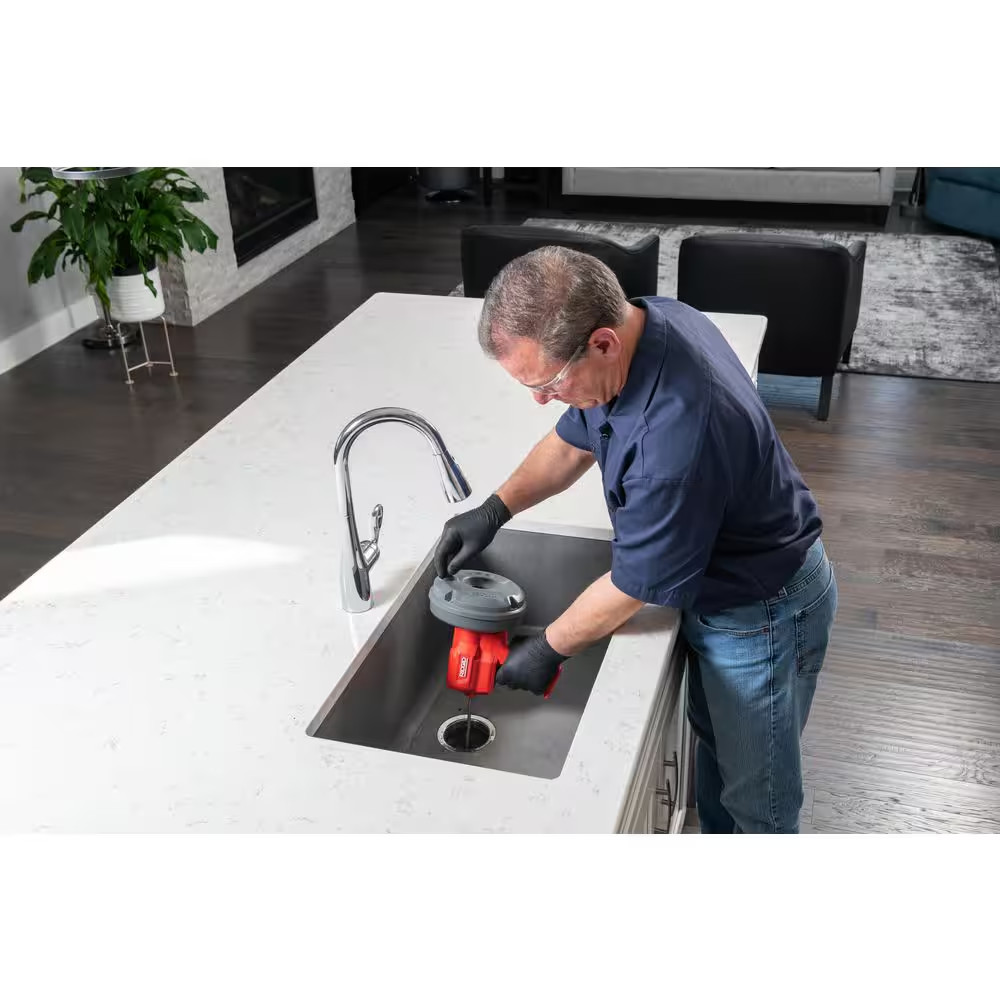 EZ SPIN Drain Cleaning Snake Auger