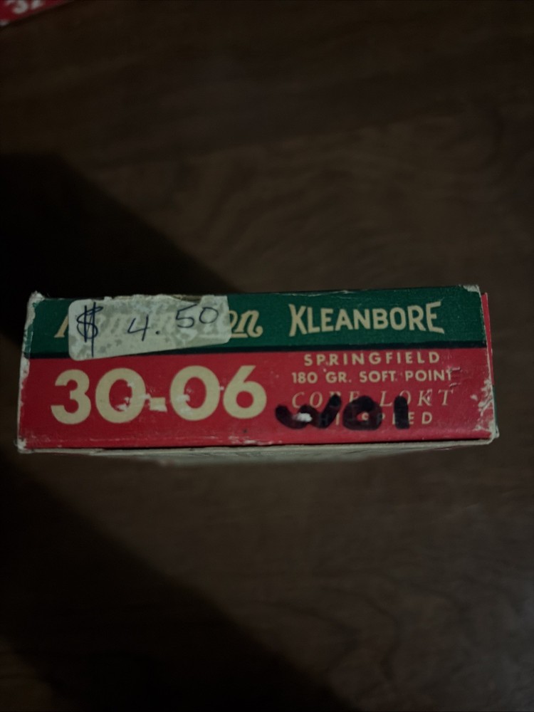 EMPTY Vintage Remington Kleanbore 30-06 Springfield Ammunition Box