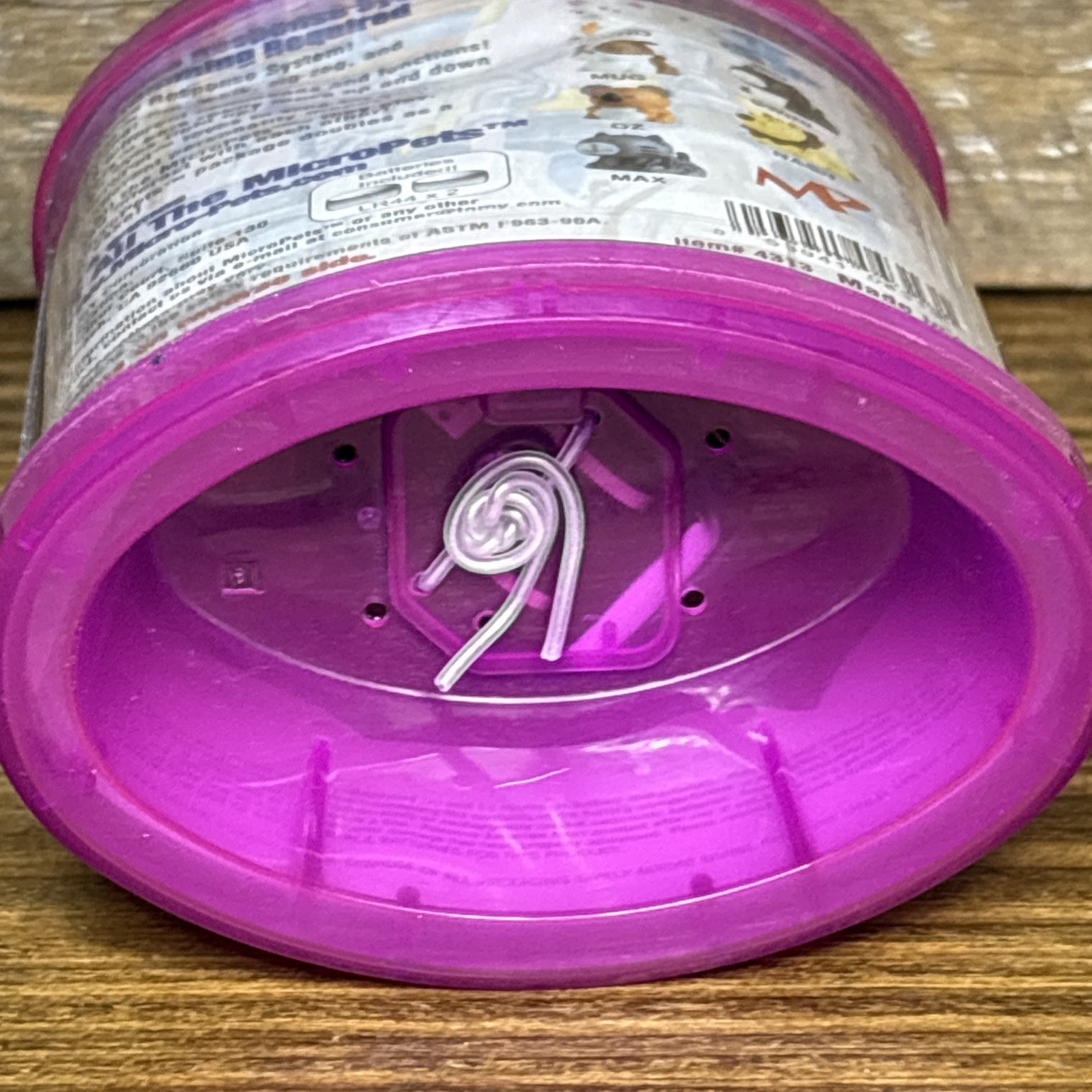 Rare TOMY MicroPets Black/White Cat Swirls Toy Interactive Pets Vintage Series 3