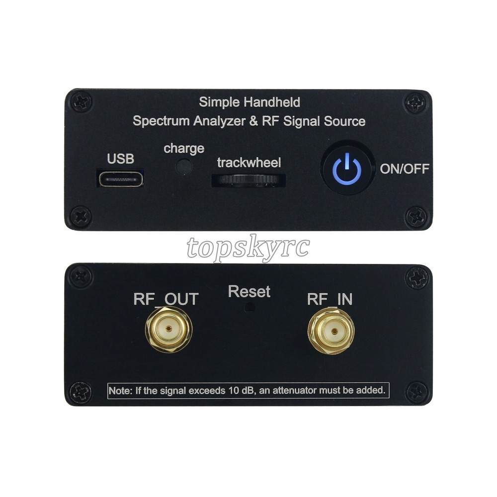 ZQ6 6G Simple Spectrum Analyzer Tracking Generator Signal Source 4.3 Touch