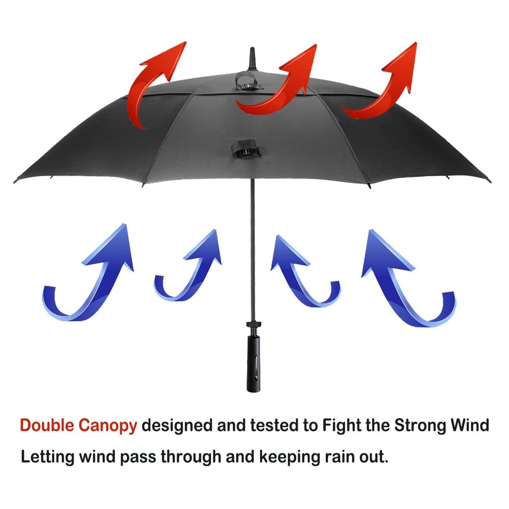 Golf Umbrell 72/80 Inch Extra Large Oversize Windproof Stick Umbrella