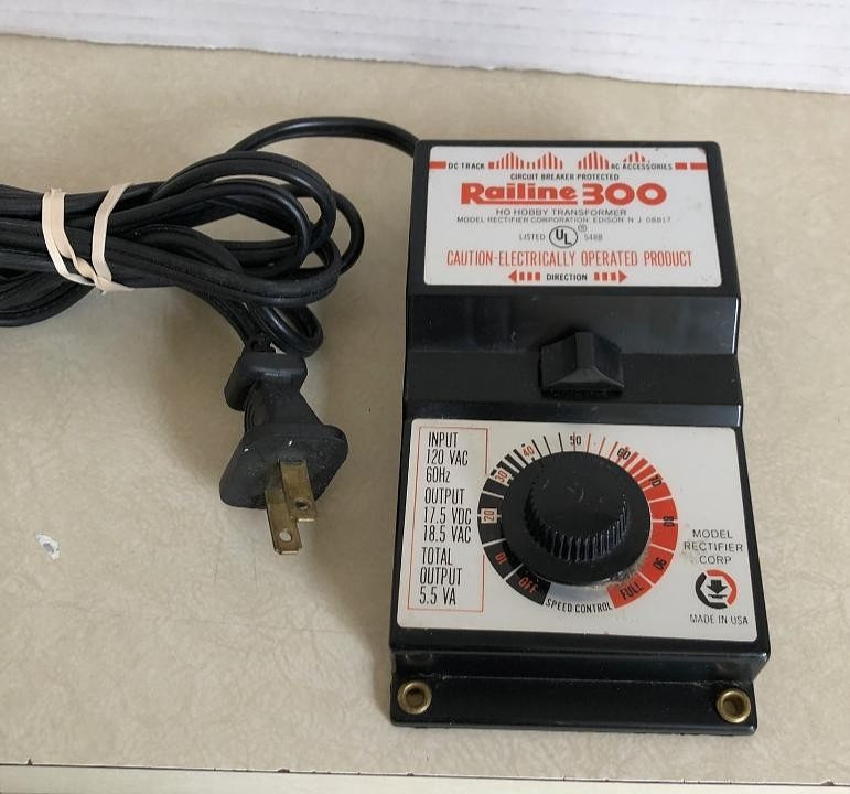 MRC Railine 300 Model Train Power Pack Transformer untested