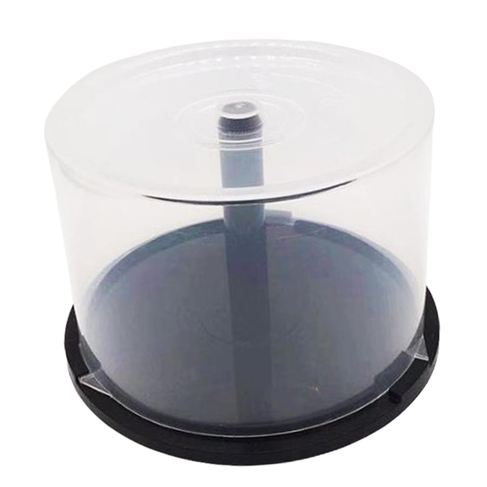 Empty CD DVD Blu-Ray Spindle Cake Box Storage Container Hold 50 Discs Cakebox