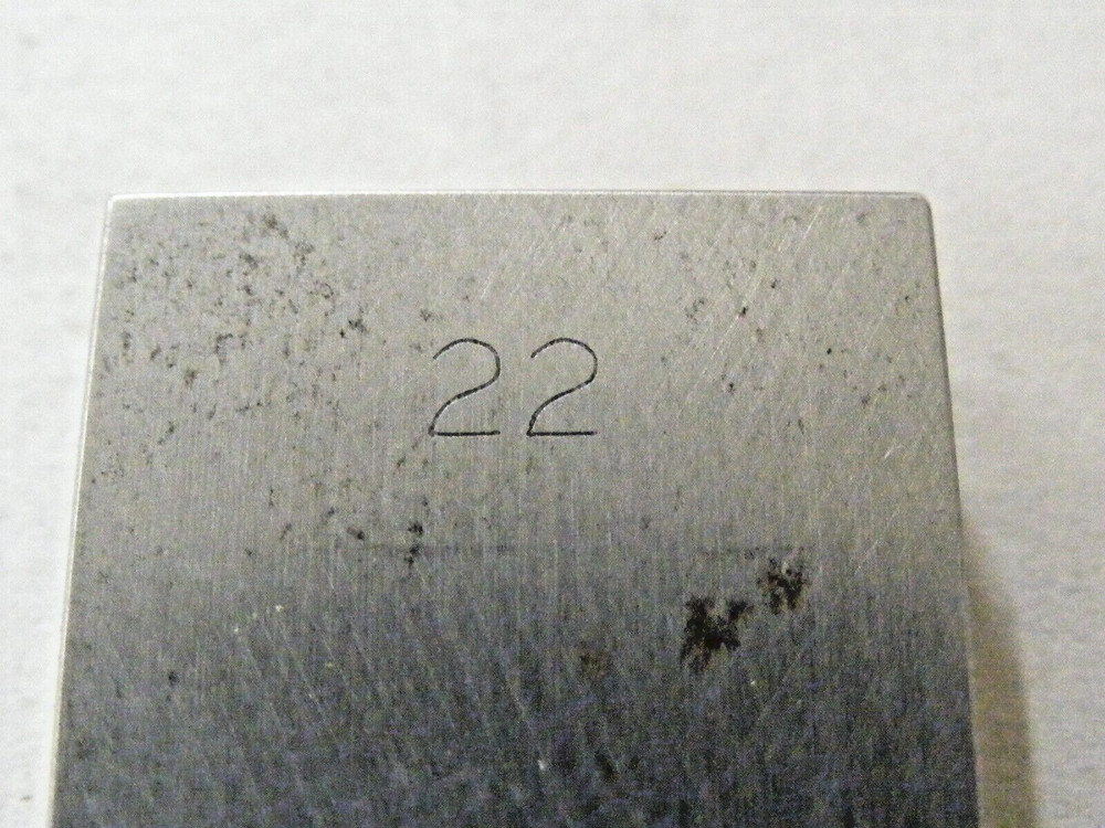 C.E. Johansson Gage Block Single 22mm (a31)