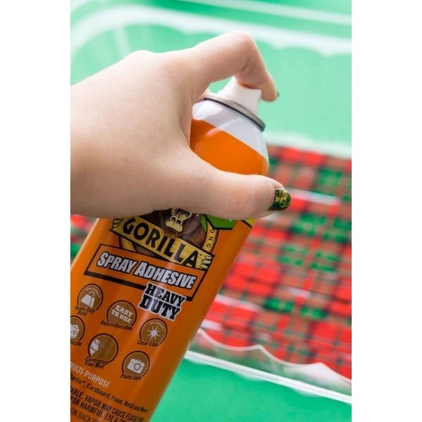 Gorilla Glue 6301502 Spray Adhesive, 14 Fl Oz, Aersol Can, Clear