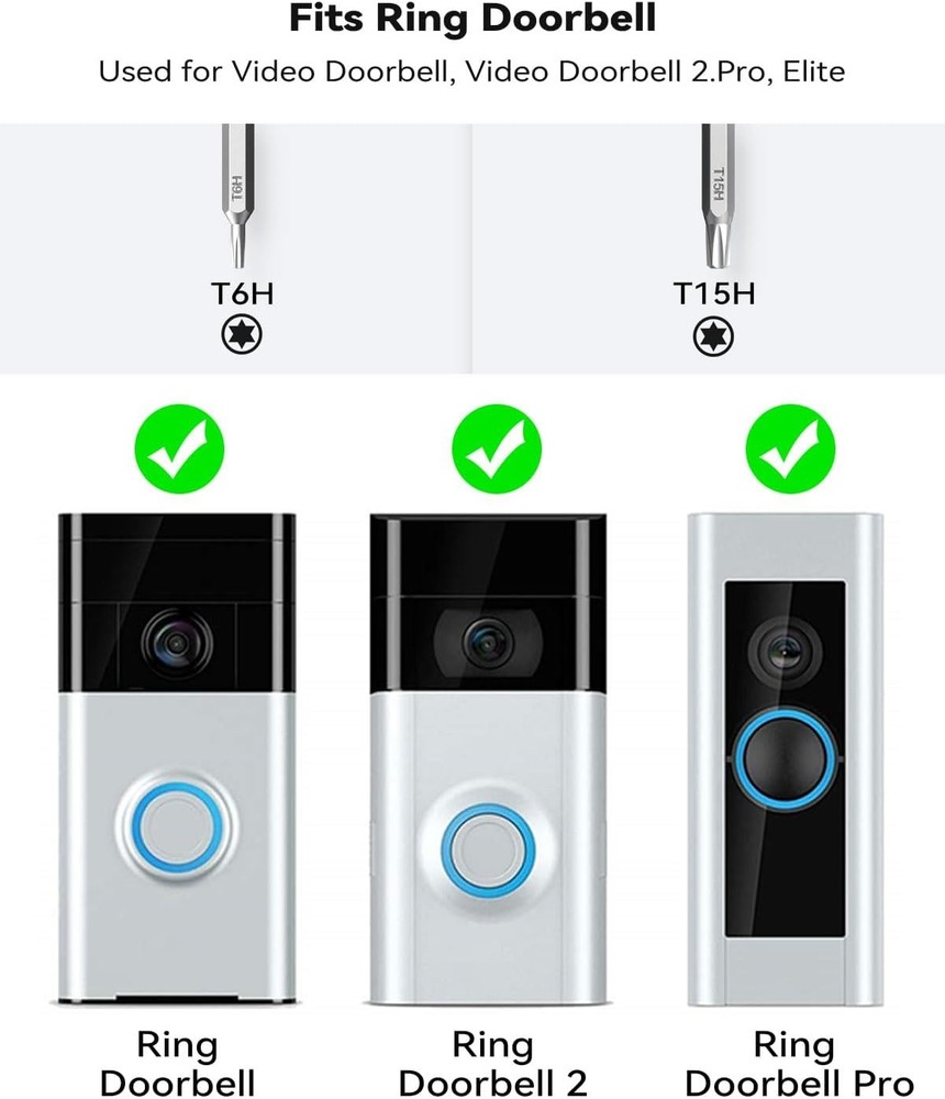 49-in-1 Small Screwdriver Set, [Super Durable] Tiny Torx Black