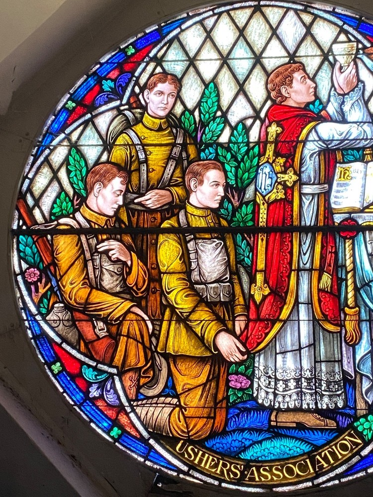 STAINED GLASS WINDOW Henry Keck