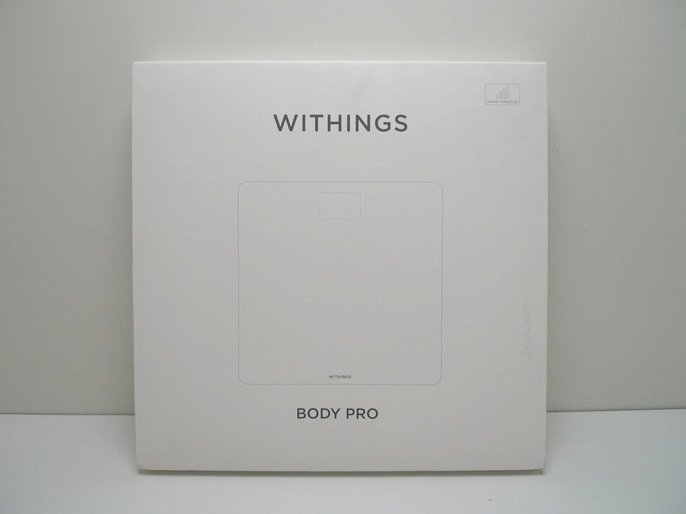 EN Withings Body Pro White Smart Scale | Weight/BMI | OPEN BOX UNTESTED