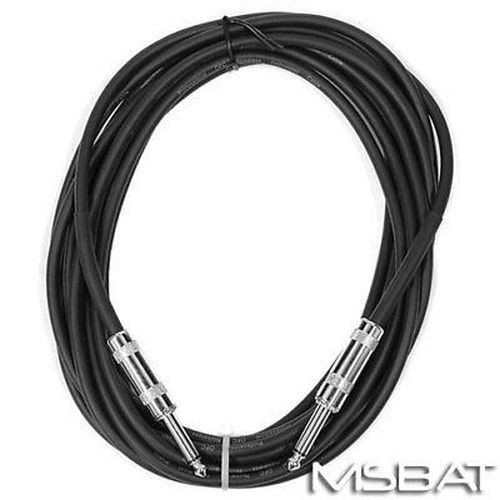 Pro Guitar / Instrument Cable 20ft 1/4" Connectors