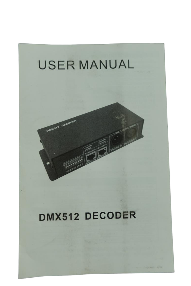 Litegear LED Lighting RGBW Controller 4x4A DMX512 Decoder 4 Channel DMX in Box