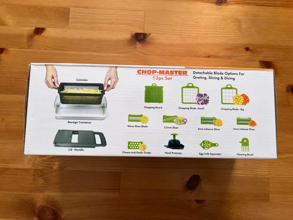Clad Craft Chop Master 13 piece Set ,versatile, heavy duty interchangeable.